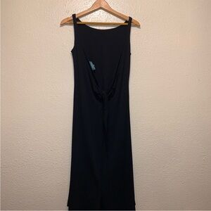 Ralph Lauren Black Open back midi Dress